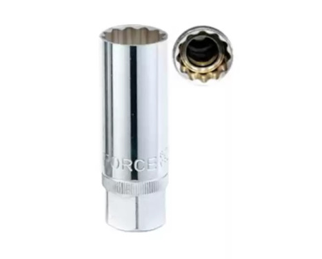 Force Magnetic Spark Plug Socket 1/2", 18mm