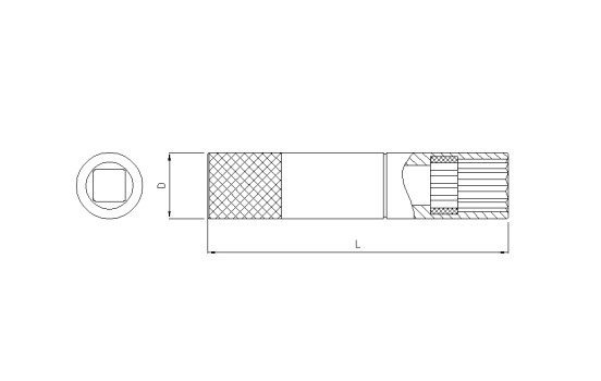 Spark plug socket 3/8" 12-sided 14 mm, Image 2