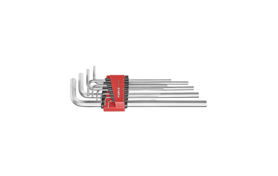 Force extra long Allen key set 10-piece