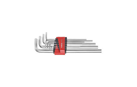Force extra long Allen key set 9-piece