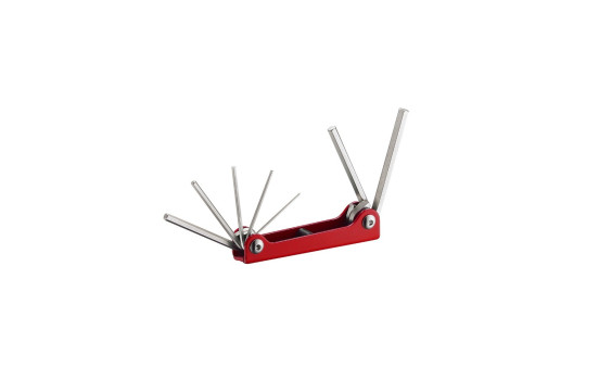 Force folding Allen key set SAE 7-piece