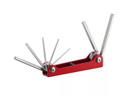 Force Inbus hex key set foldable SAE 7-piece