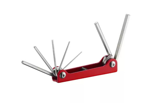 Force Inbus hex key set foldable SAE 7-piece