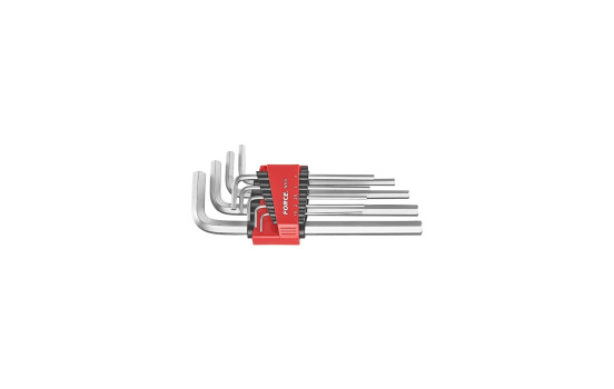 Force long Allen key set 9-piece