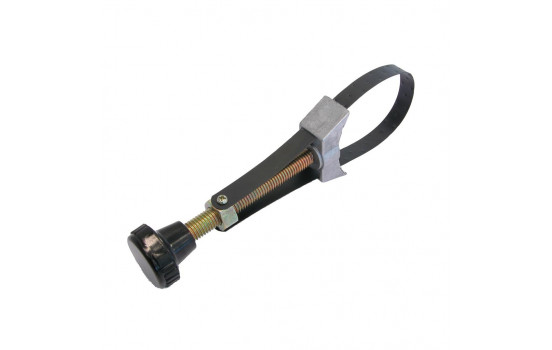 Oil filter wrench with belt