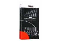 Double wrench set (SAE) 8 pcs.