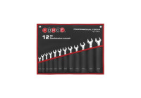 Force Combination wrench set SAE with bag 12-piece