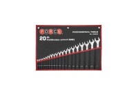 Force Combination wrench set SAE with bag 20 pieces