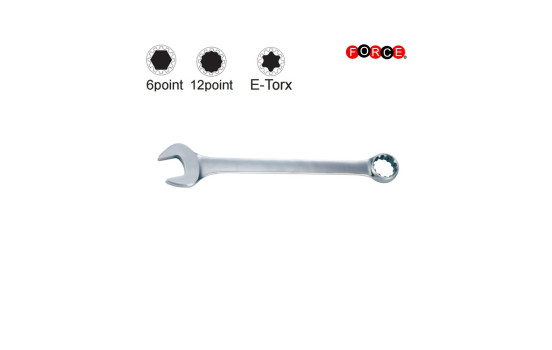 Force Open-end ring spanner Multi-tooth 24mm
