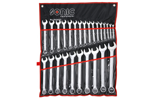 Ring wrench set in case 26 pcs.