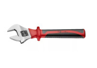 Force insulated adjustable wrench 10"