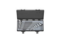 Force 75° angled ring spanner set 8-piece