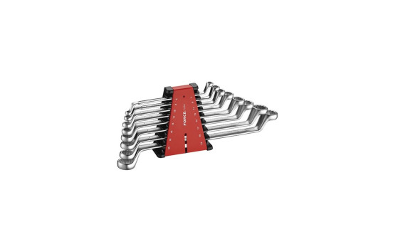 Force 75° angled ring spanner set 8-piece, Image 2