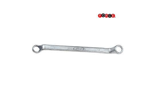 Force 75° bent ring spanner 15x16mm