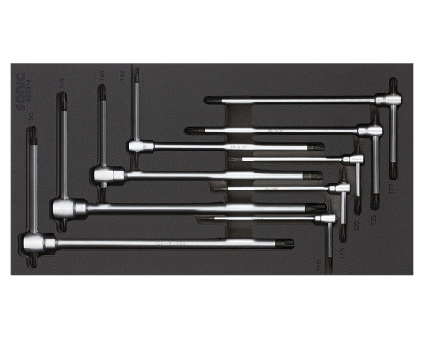 Sonic T-Handle Key Set TX 3-Way with Slide Handle 9-Piece