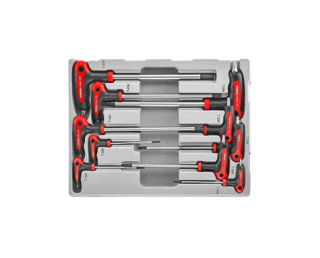 10pc Star grip key set