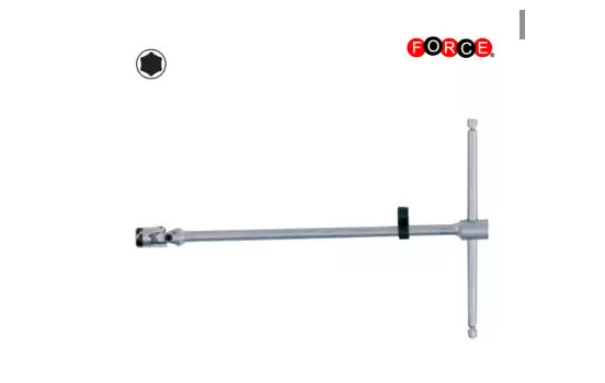 Force 3/8'' Universal t-handle wrench flexible 14 500mm