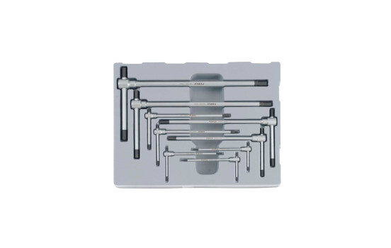 Force Adjustable T-Handle Allen Key Set 9 Piece