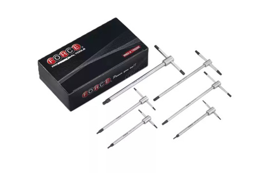 Force T-handle Allen screwdriver set 6 pieces