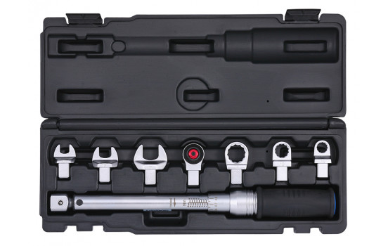 Torque wrench set 9x12 ring + open 4-20Nm 8 pcs.