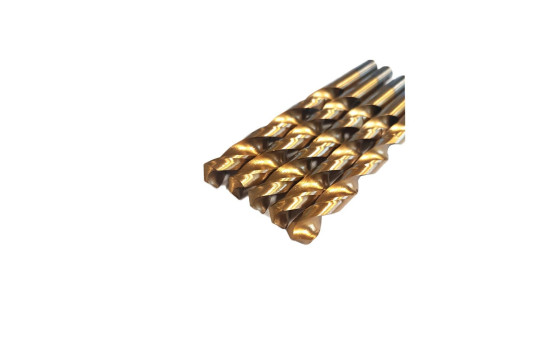 12.0 mm HSS TiN metal drills 5 pieces, Image 2