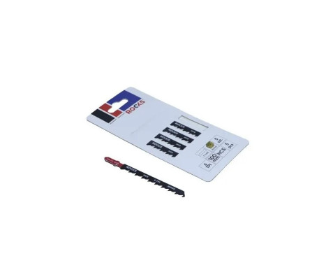 Rooks Jigsaw Blade HCS, Type T, Wood, 6 Tpi X 100 Mm, Kpl 5 pieces, Image 3