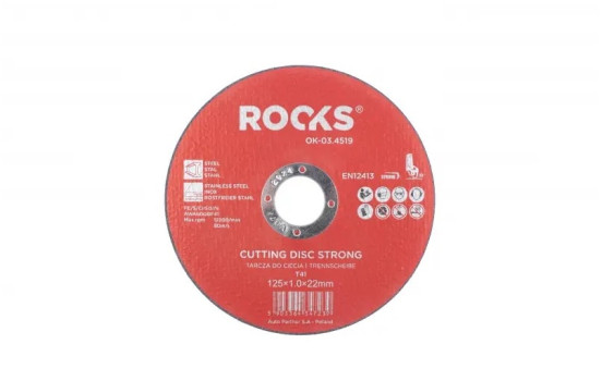 Rooks Metal grinding wheel 125x1.0x22.2 - T41