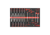 21-piece hexagon wrench set and hexagon ball wrench set (EVA)