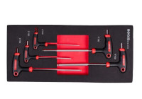 Rooks Allen key set with hex handle, 5-piece