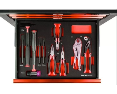 Rooks 11-piece, pliers, hammers and chisels