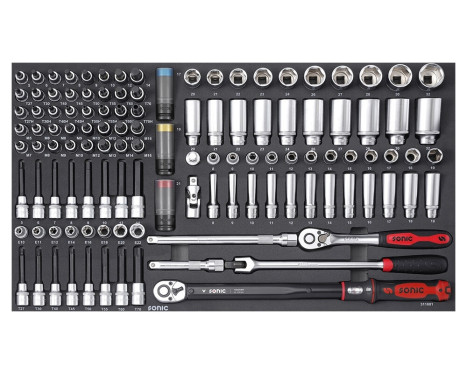 Sonic Combination Set 1/2" SFS-L 118 pcs.