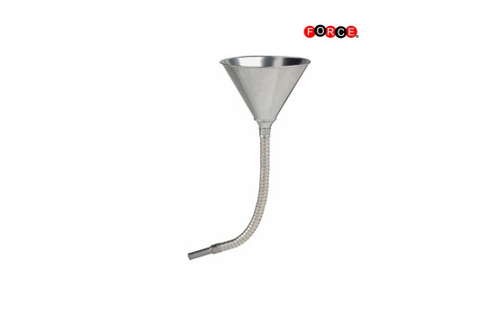 Flexible funnel metal