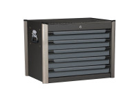 Black toolbox with 5 drawers