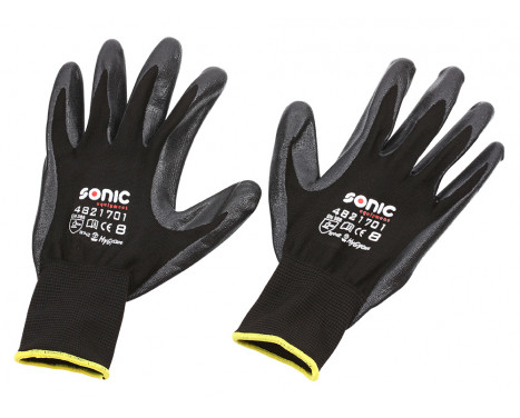 PU-flex work glove black size 8 (M)