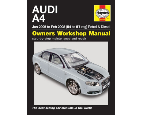 Haynes Workshop manual Audi A4 petrol & diesel (Jan 2005-Feb 2008)