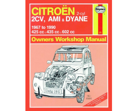 Haynes Workshop Manual Citroën 2CV, Ami & Dyane (1967-1990)