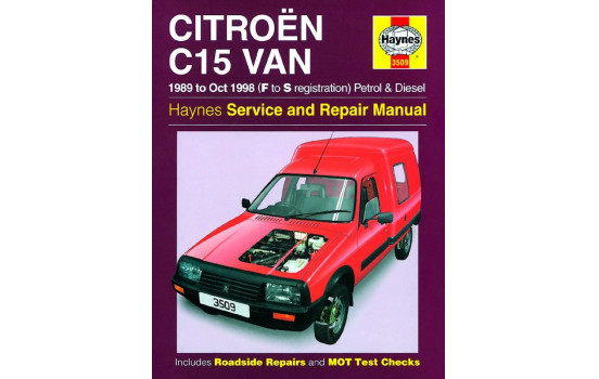 Haynes Workshop Manual Citroën C15 Van Petrol & Diesel (1989-1998)