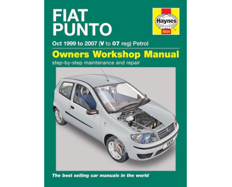 Haynes Workshop manual Fiat Punto petrol (Oct 1999-2007)