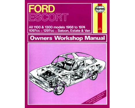 Haynes Workshop manual Ford Escort Mk I 1100 & 1300 (1968-1974) classic reprint