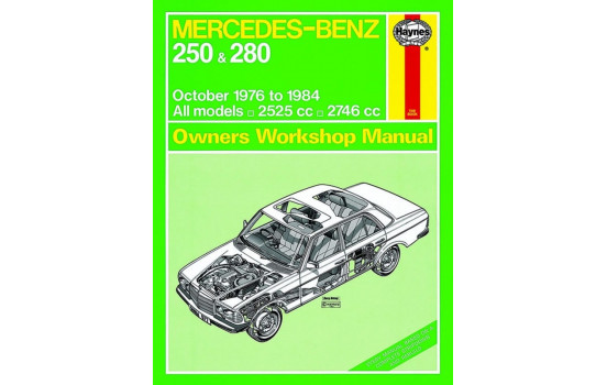 Haynes Workshop manual Mercedes-Benz 250 & 280 123 Series petrol (Oct 1976-1984) classic rep