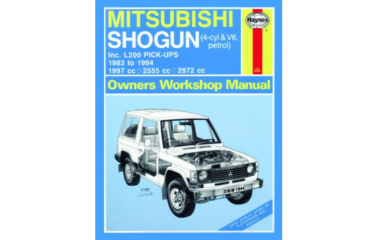 Haynes Workshop manual Mitsubishi Shogun & L200 Pick-Ups petrol (83 - 94) up to M