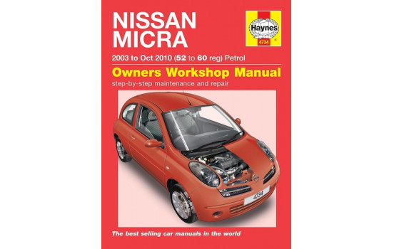 Haynes Workshop manual Nissan Micra (2003-Oct 2010)