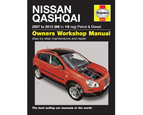 Haynes Workshop manual Nissan Qashqai petrol & diesel (2007-Jan 2014)