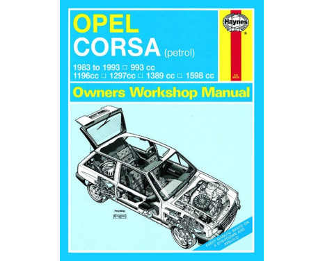 Haynes Workshop manual Opel Corsa petrol (1983-1993)