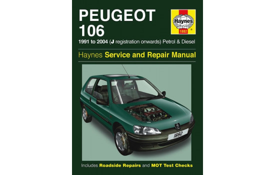 Haynes Workshop manual Peugeot 106 petrol & diesel (1991-2004)