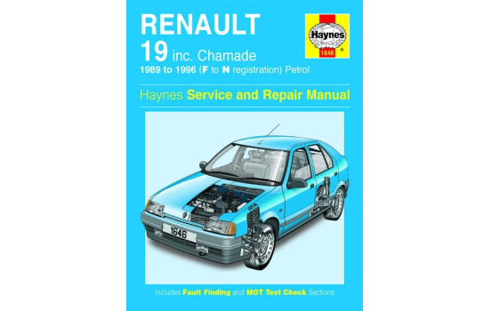 Haynes Workshop manual Renault 19 petrol (1989-1996)