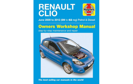 Haynes Workshop manual Renault Clio petrol & diesel (Jun 2009 - 2012)