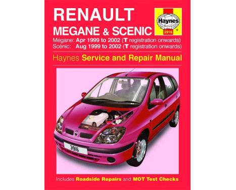 Haynes Workshop manual Renault Mégane & Scénic gasoline & diesel (Apr 1999-2002)