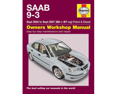 Haynes Workshop manual Saab 9-3 petrol & diesel (Sep 2002 - Sep 2007)