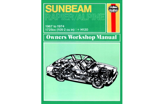 Haynes Workshop manual Sunbeam Alpine, Rapier & H120 (1967-1974) classic reprint